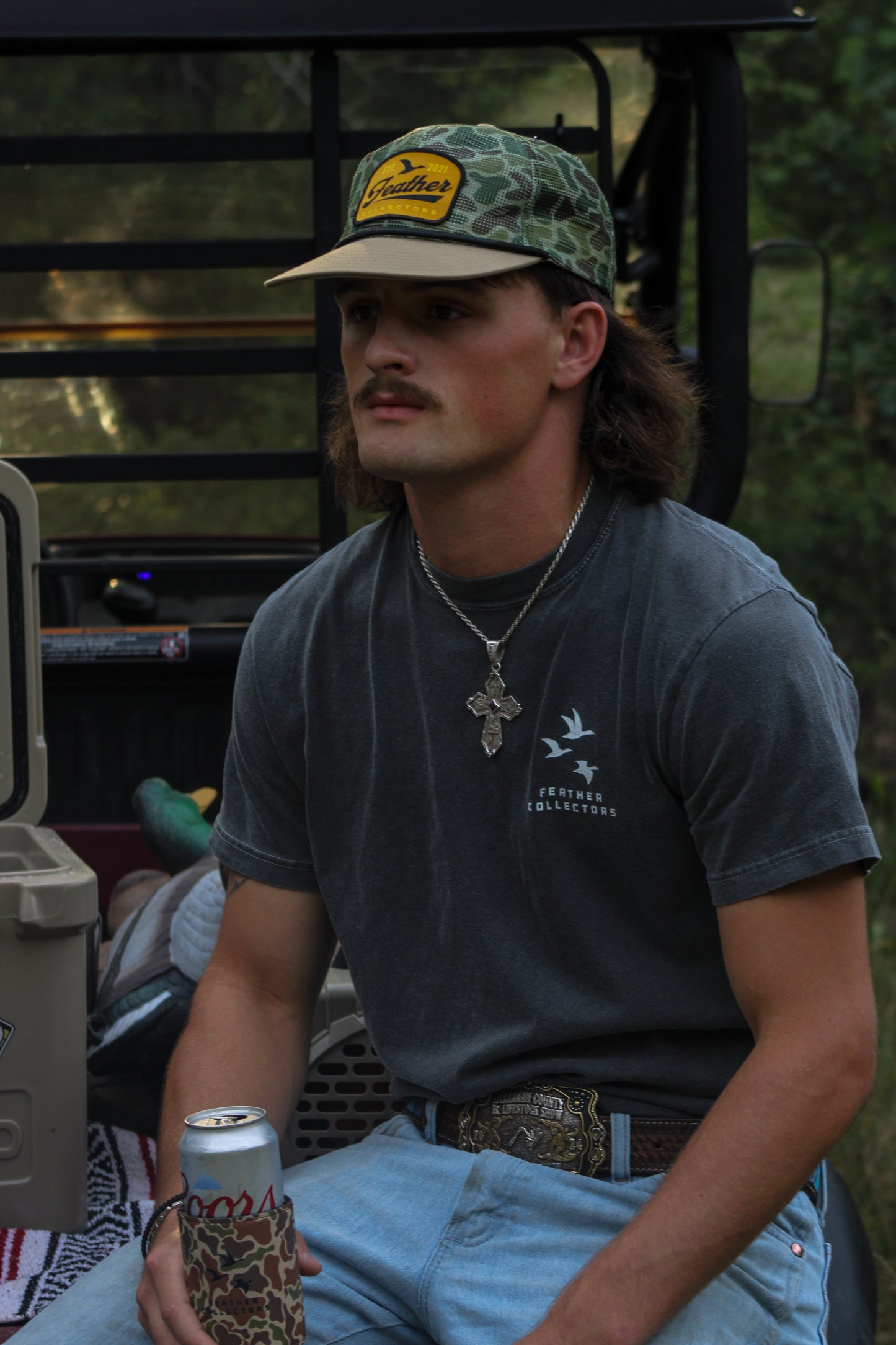 1974 Buck camo rope Hat