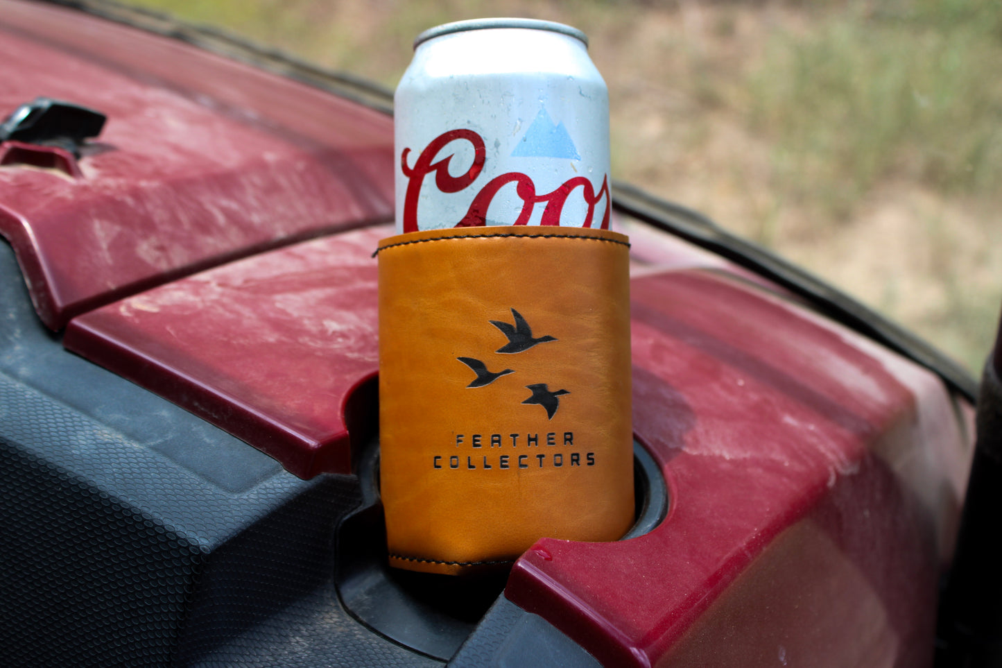 Buckskin Leather Koozie