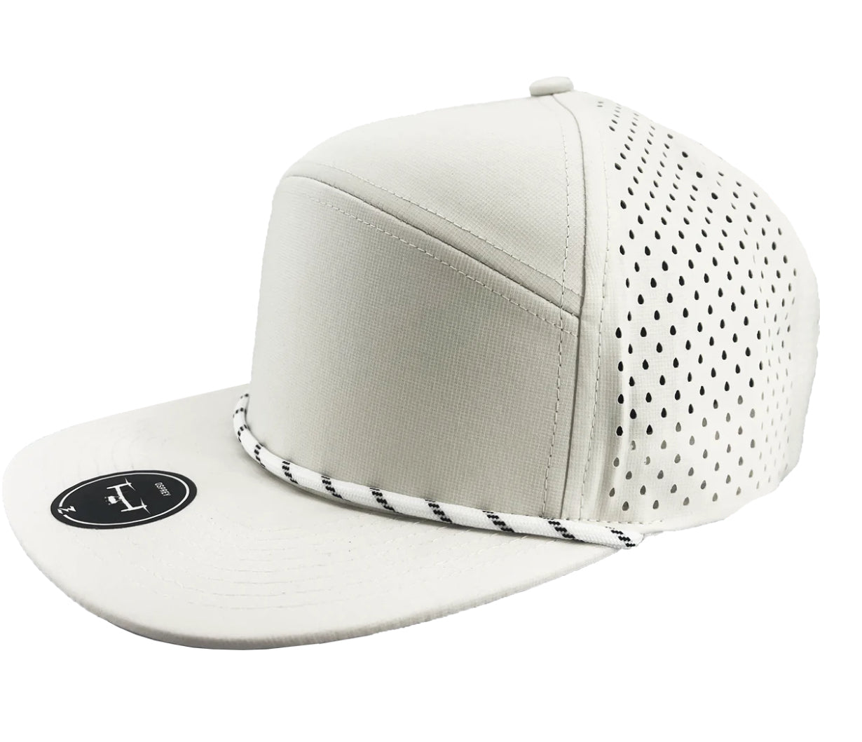 Feather Collectors White-Twisted rope Hat
