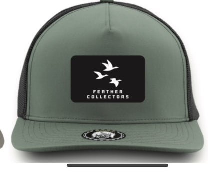 Feather Collectors Adult Steel Green/Black hat