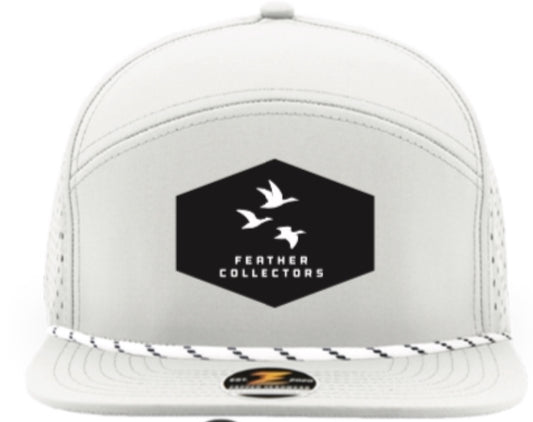 Feather Collectors White-Twisted rope Hat