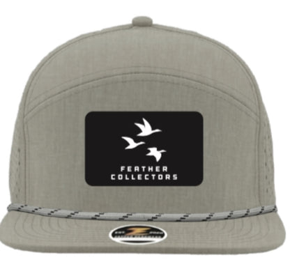 Feather Collectors Heather Grey-Grey Twisted rope Hat